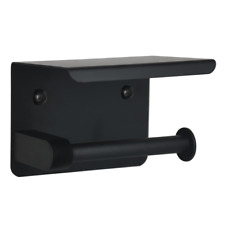 Porta Carta Igienica Portarotolo con Ripiano Porta Oggetti in Acciaio Inox