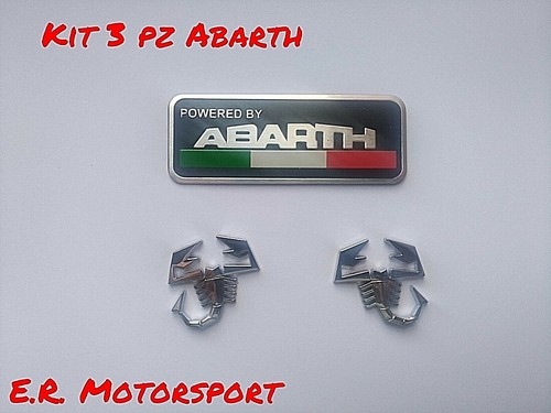 Kit stemmi powered abarth - 3, by