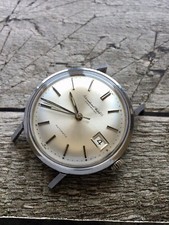 Vintage 1960 Iwc Automatic  Cal. C8541 Steel 35mm International Watch Co. Date