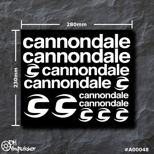 Cannondale sticker bianco - cannondale, |