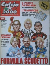 CALCIO 2001 45 CON ALMANACCO