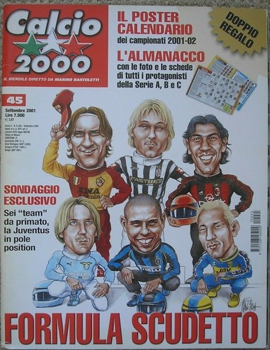 Calcio 2001 con almanacco - calcio, 45