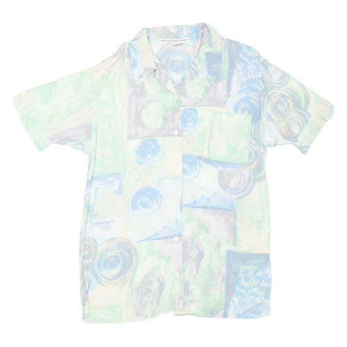 Camicia stampata blu donna - camicia,