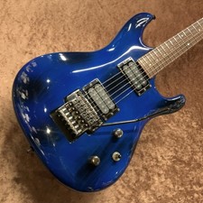 Ibanez JS1000 Burnt Transparent Blue [USATO] con custodia morbida