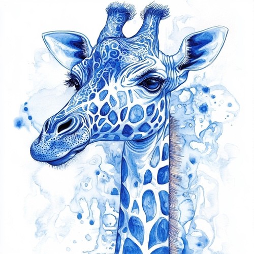 Adesivo murale adesivo giraffa