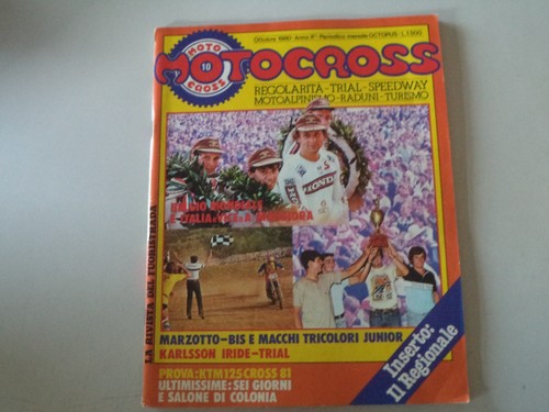 Motocross 1980 prova - 10/1980, moto
