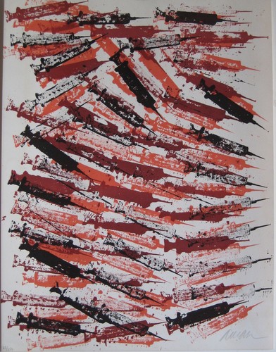 Arman fernandez lithographie - arman,