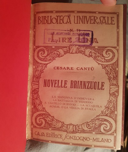 Cesare cantu novelle - cantu',