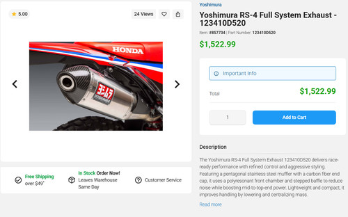 Yoshimura full system - yoshimura,