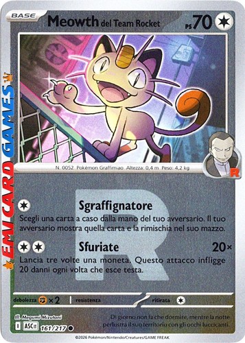 Meowth del team rocket - del,