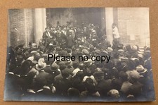 Foto Cartolina GAETA 1926 Arrivo monsignore Dionigio Casaroli Santori e Camelio