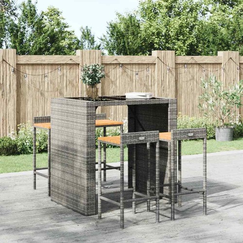 Vidaxl sgabelli bar 4pz - bar,