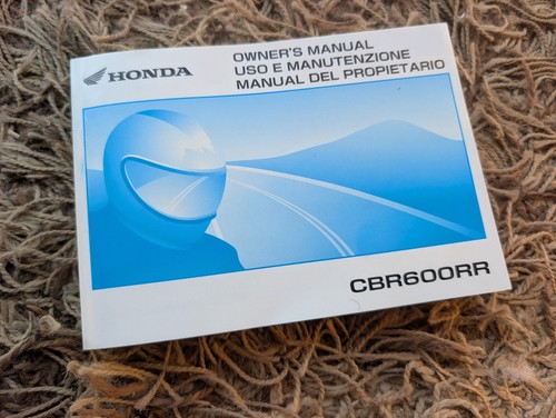 Manuale uso honda cbr600rr - d'uso,