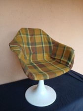 ?POLTRONCINA TULIP by Knoll?Eero Saarinen VETRORESINA ROSSA ☆ VINTAGE '60/'70