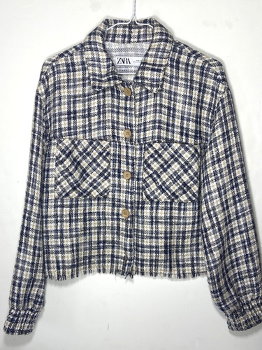 Zara giacca plaid - giacca, nero