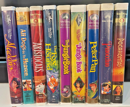 Disney vhs clamshell - clamshell, bundle