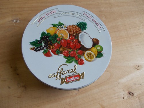 Scatola latta caffarel - scatola,