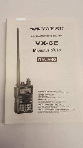 Manuale italiano originale - manuale,