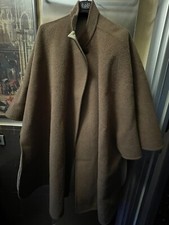 Mantella lana beige donna - da,