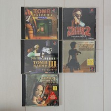 TOMB RAIDER 1 2 3 4 5 set PS1