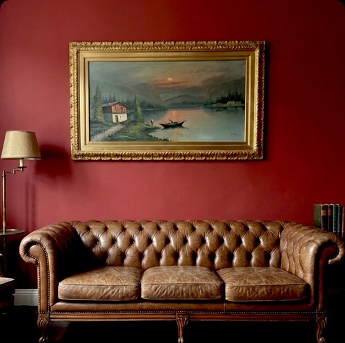 Quadro antico dipinto olio - quadro,
