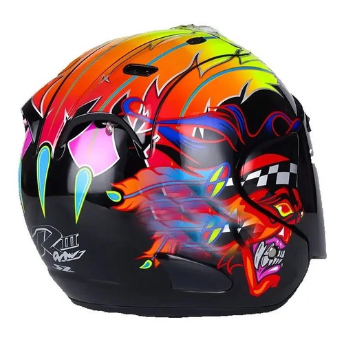 Casco moto jet - moto, aperto