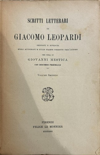 Libro scritti letterari di - -,