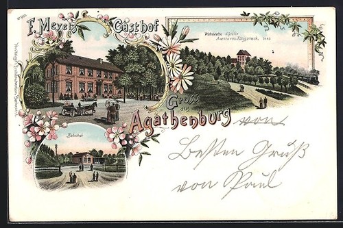 Litografia agathenburg f - agathenburg,,