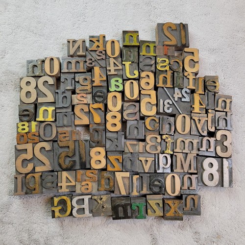 Lotto blocchi tipografia - 94,