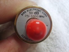 Bird 43 Thruline misuratore di potenza campionatore RF 25-1000 MHz -50 dB elemento plug in slug