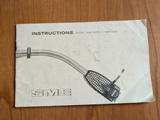 SME 3009 Series II Improved Instructions manual