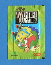 (N4) AVVENTURE NELLA NATURA -Coop FIGURINE-STICKERS- Bustina/Packet Piena SEALED