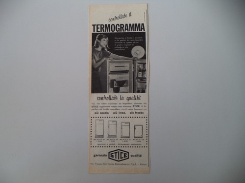 Advertising pubblicità 1961 - advertising,
