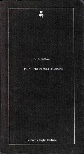 Lucio saffaro il principio - -,