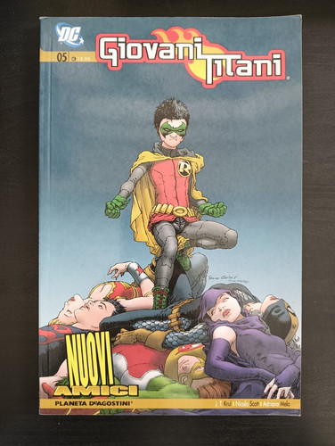 Fumetto giovani titani 5 - fumetto, tp