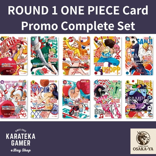 Round one piece card promo - round,