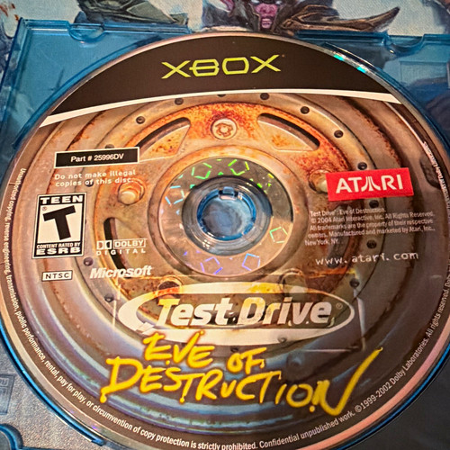 Manuale atari test drive eve - manuale,