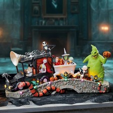 Disney Tim Burton's L'incubo prima di Natale scena dell'auto del sindaco, Halloween