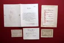 Ferrara Lotto Conte Magnoni Programmi Fogli Volanti 1855-1876