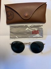 Occhiali da sole Ray Ban RR3447 round metal usati con custodia