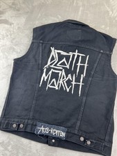 Levi denim gilet uomo grande - denim,