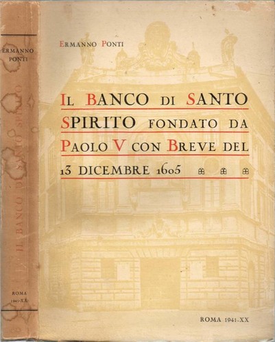 Banco santo spirito - santo,