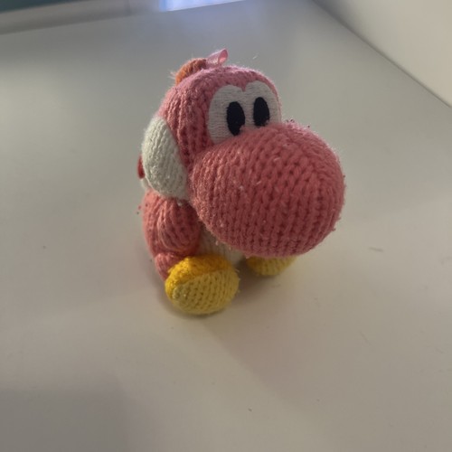 Amiibo yoshi woolly world pink - amiibo,