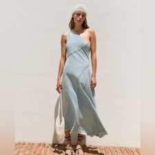 Abito denim asimmetrico ZARA