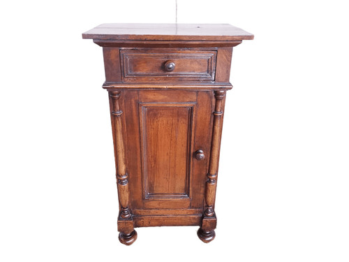 Comodino singolo noce - in,