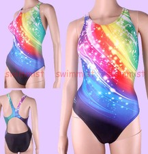 COSTUME DA BAGNO DONNA RAGAZZA YINGFA 930 NUOVO CON ETICHETTE COMPETIZIONE ALLENAMENTO CORSA TUTTE LE TAGLIE NUOVO
