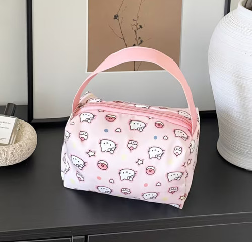 Borsa trucco rosa - , kitty