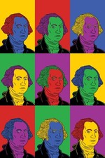 George Washington Pop Art Cool