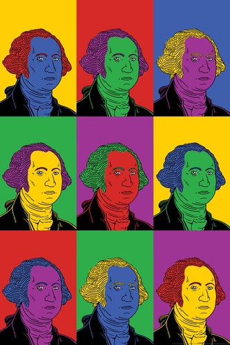 Poster george washington pop - george,