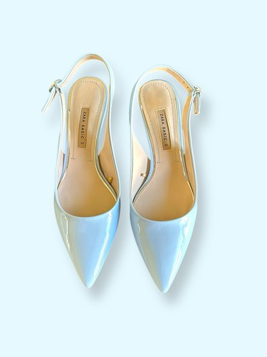 Zara basic blu - cielo, patent